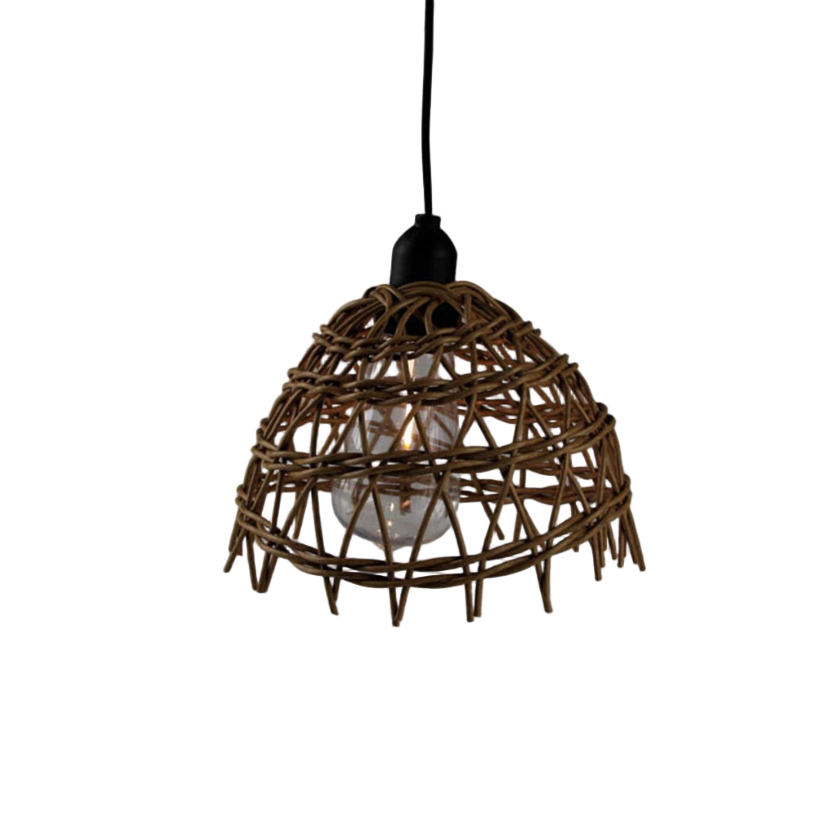Rattan Campinglampe