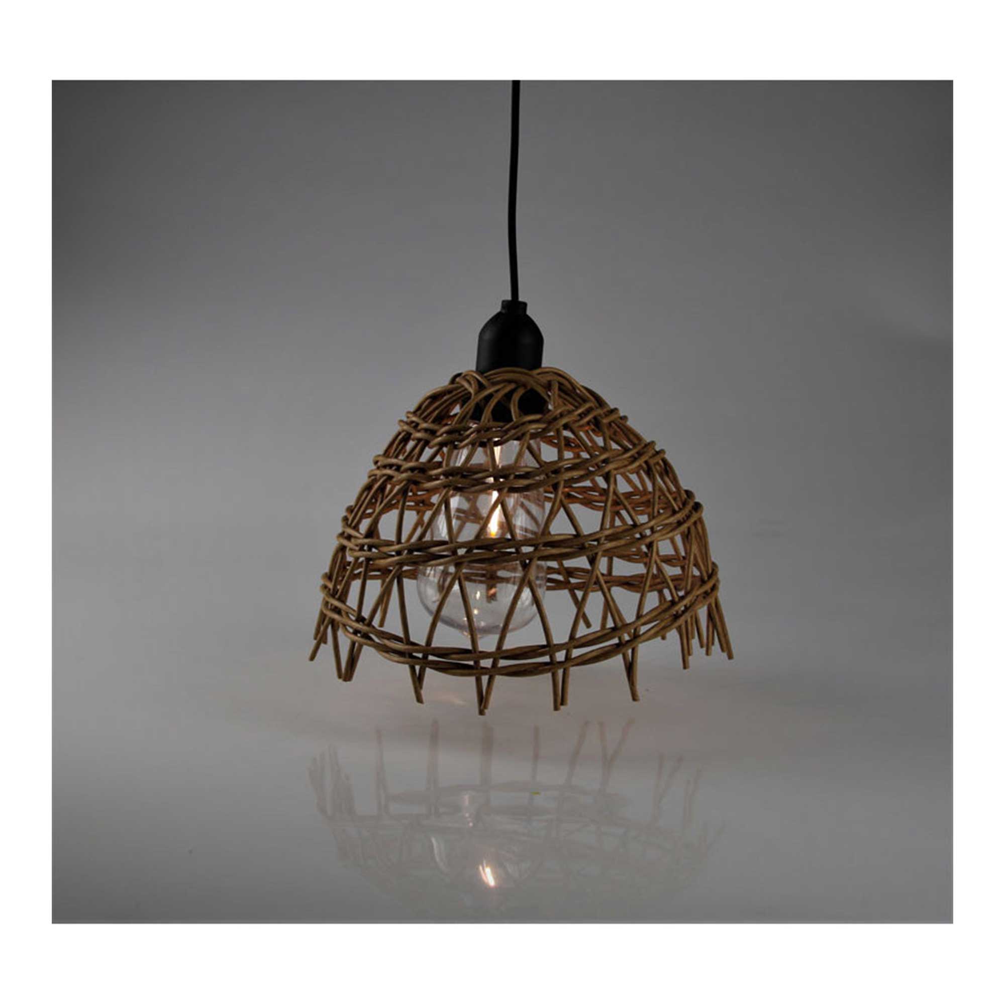 Rattan Campinglampe