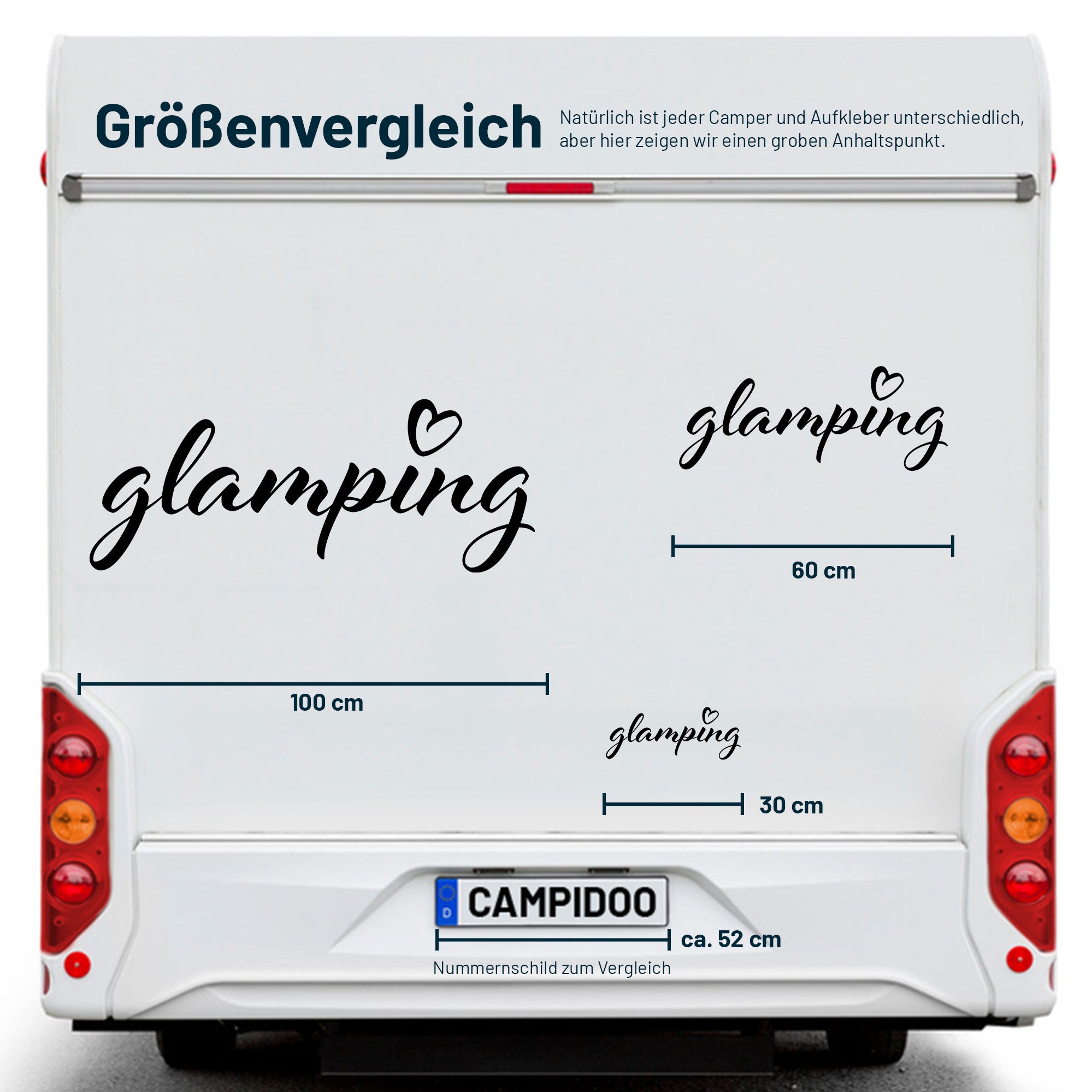 Aufkleber „glamping Style 2“