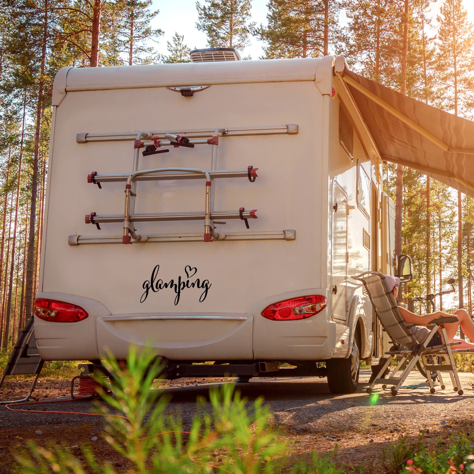 Aufkleber „glamping Style 3“