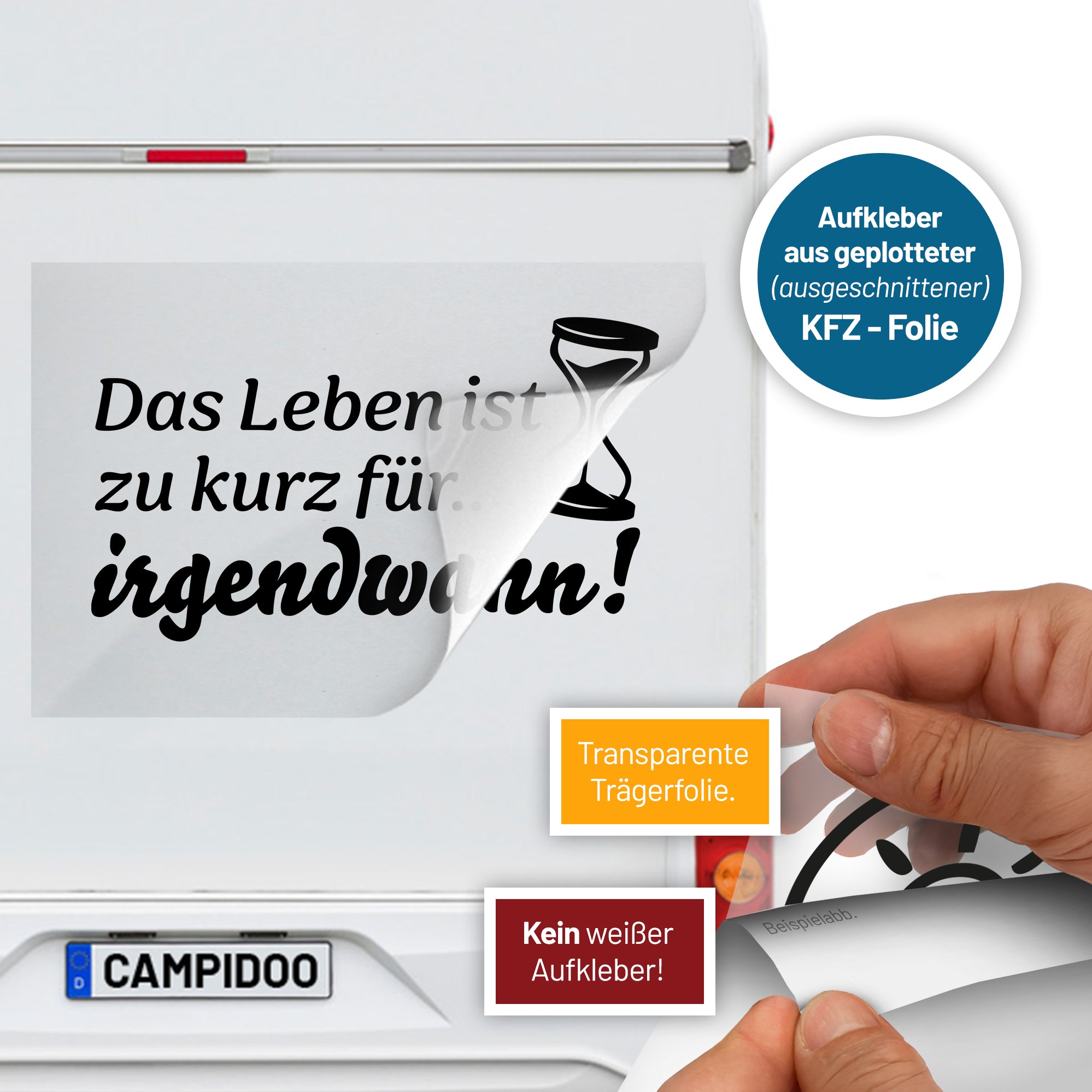 Aufkleber „Irgendwann…“
