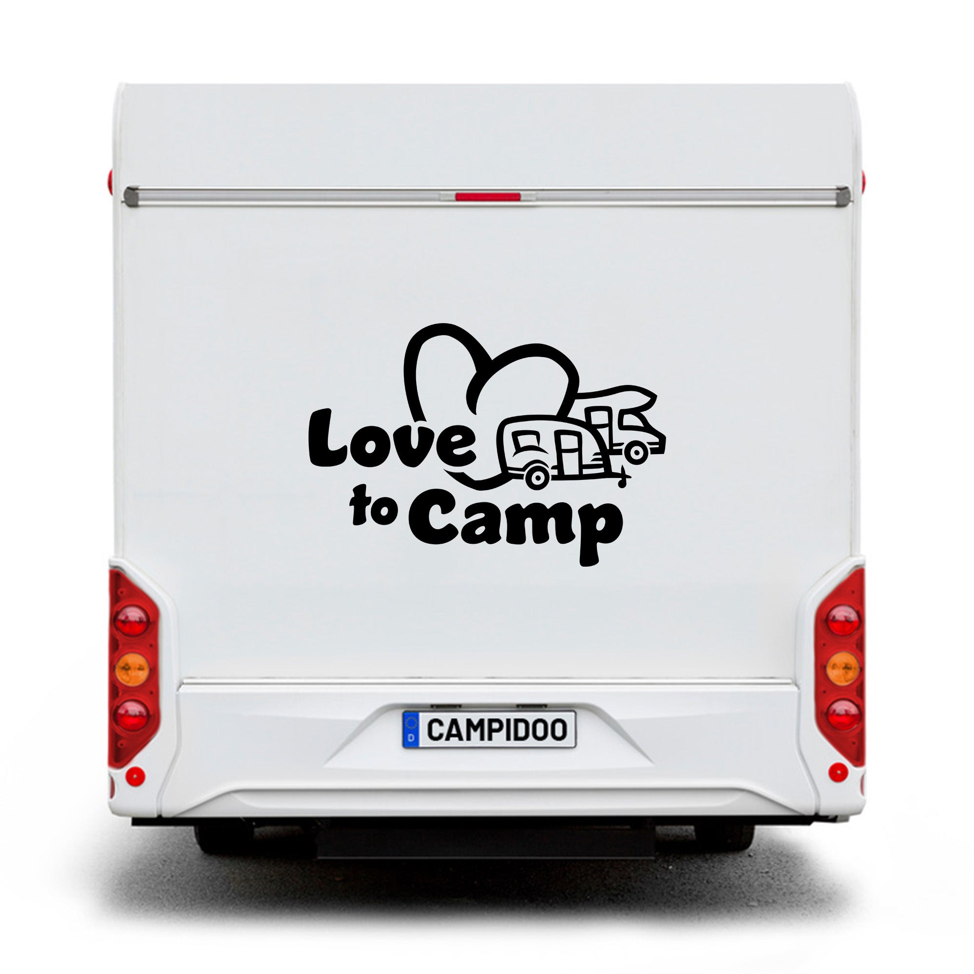 Aufkleber „Love2Camp“