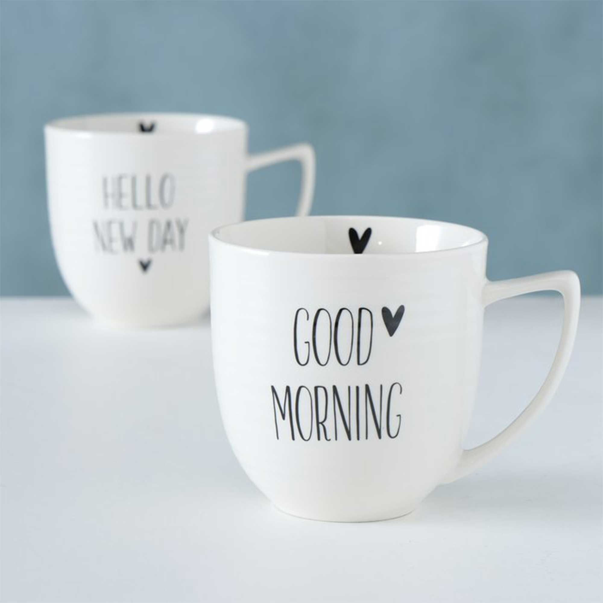 Morning mug set of 2