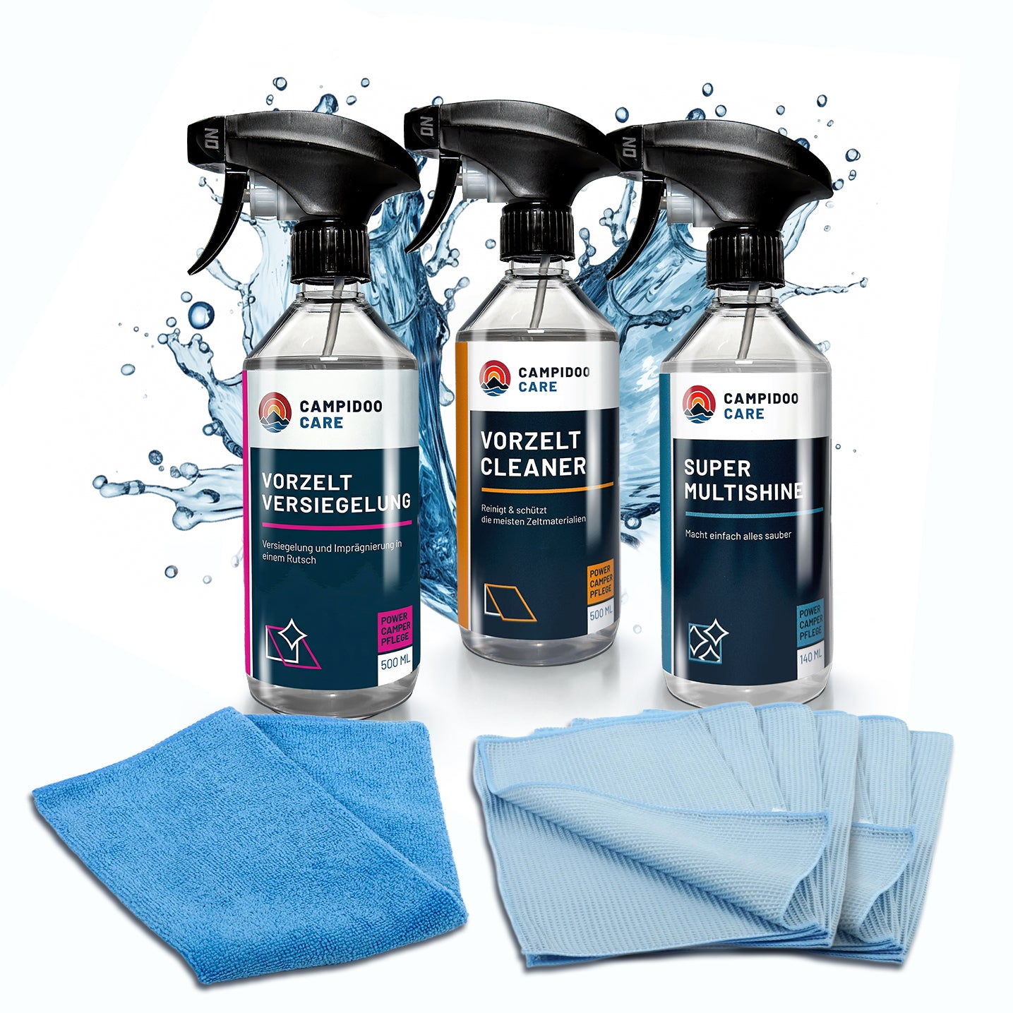 campidoo Care – Textil- & Zeltpflege Set