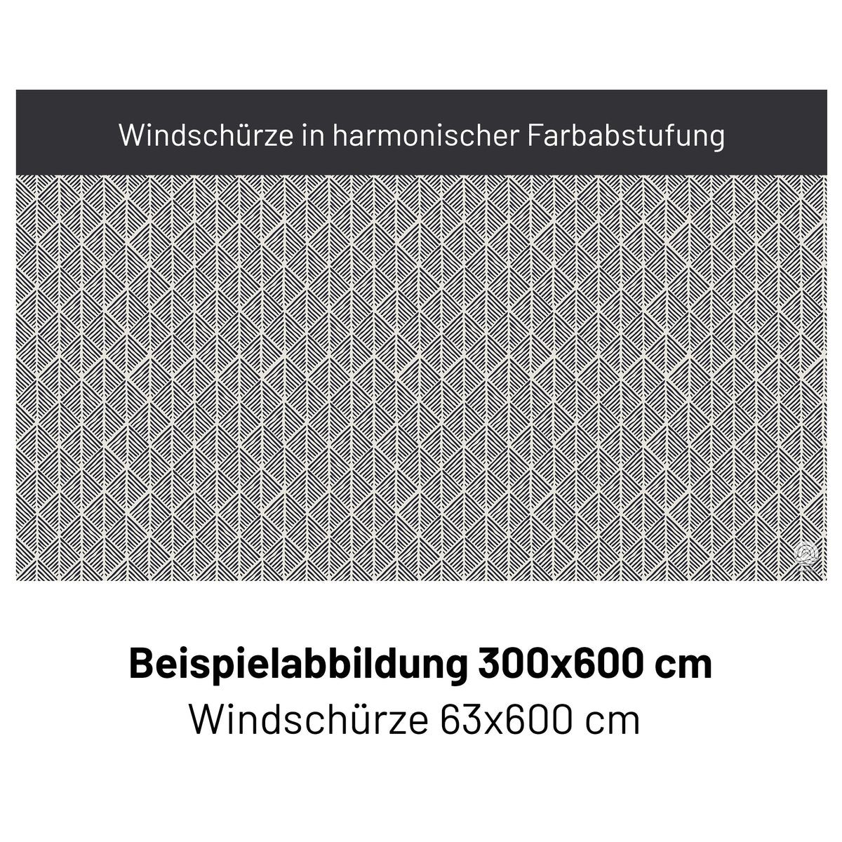 PREMIUM Vorzeltteppich mit abnehmbarer Windschürze - "Urban Lines"