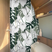 Wall foil tiles petrol