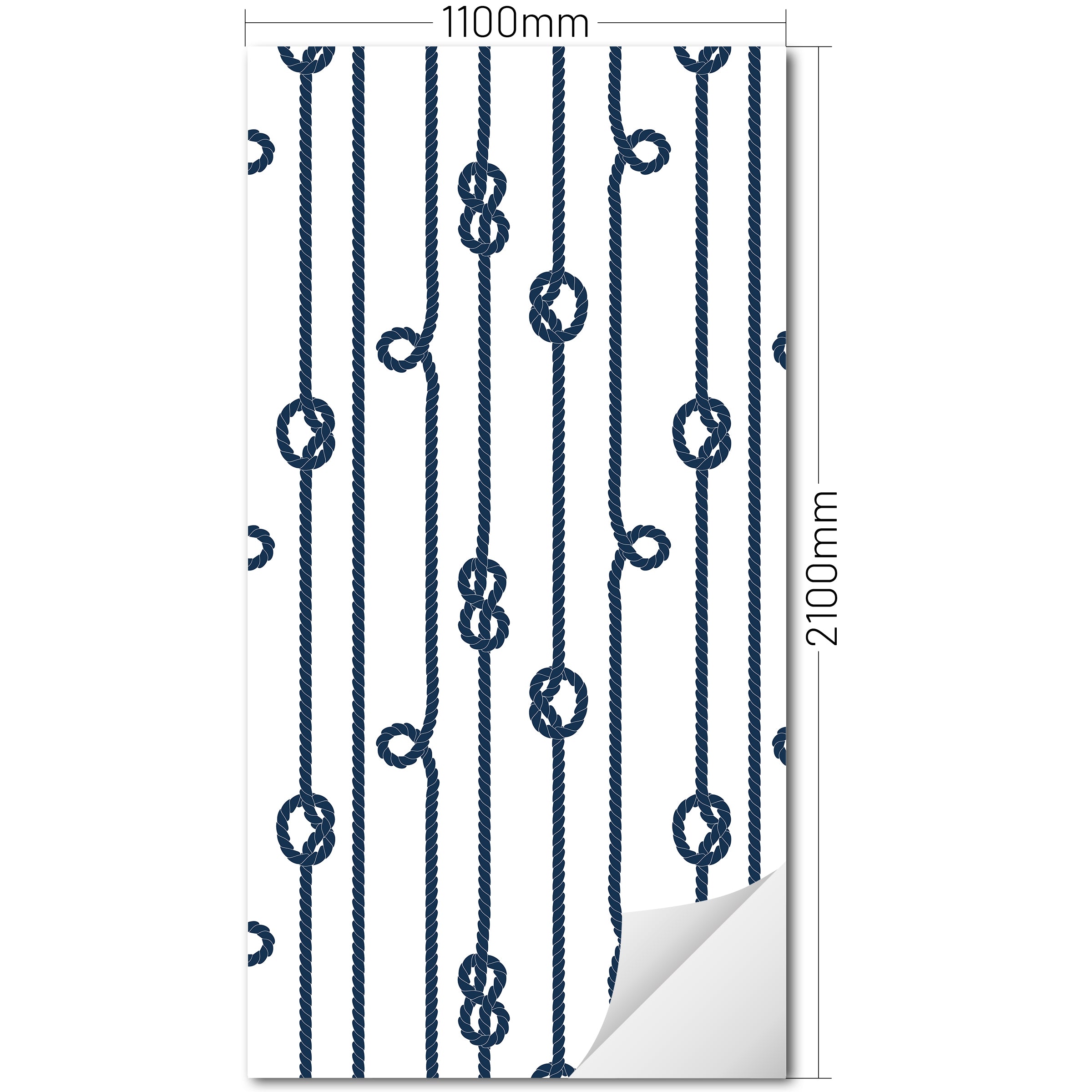 XXL Wand Dekorfolie "Knoten"