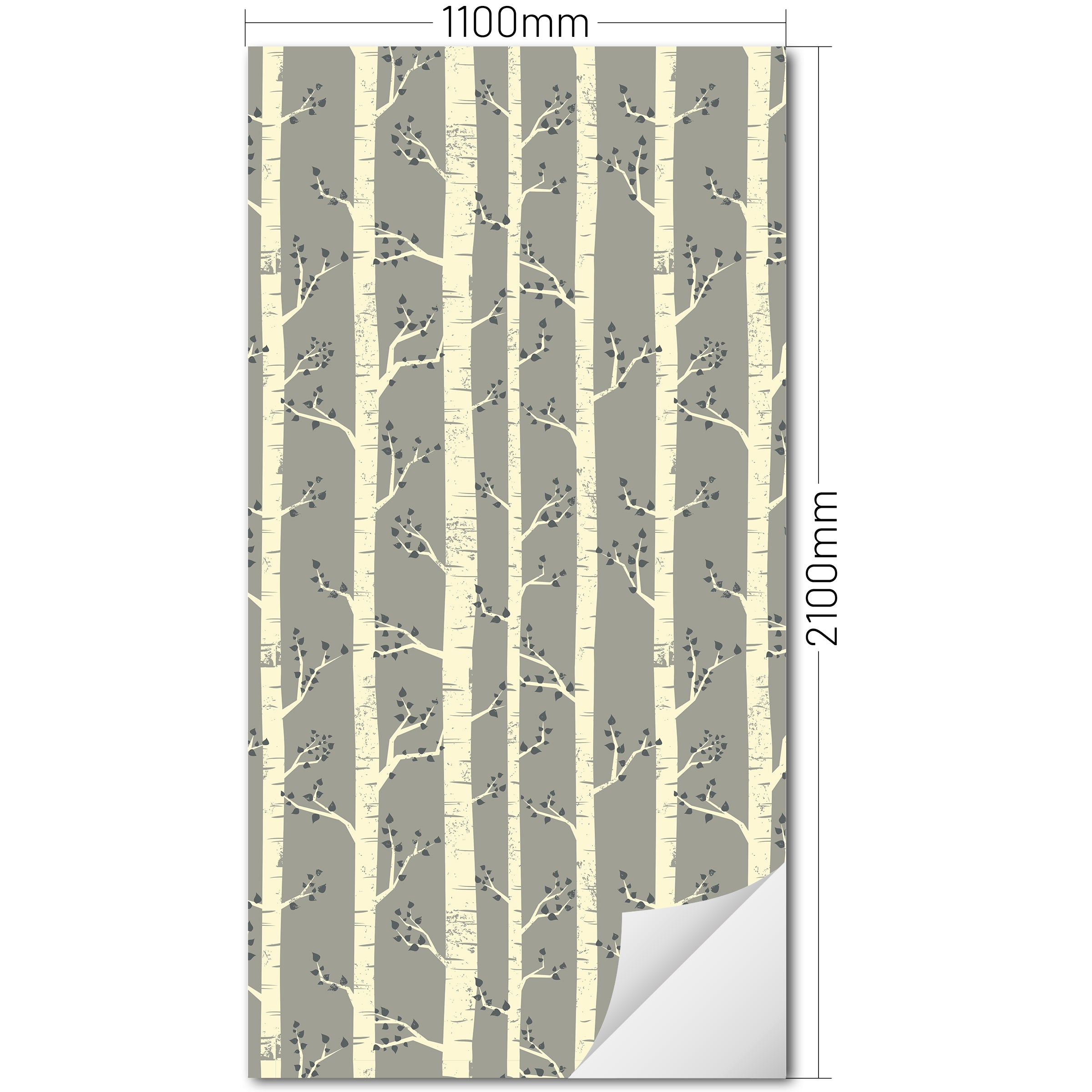 XXL Wand Dekorfolie "Wald 2"