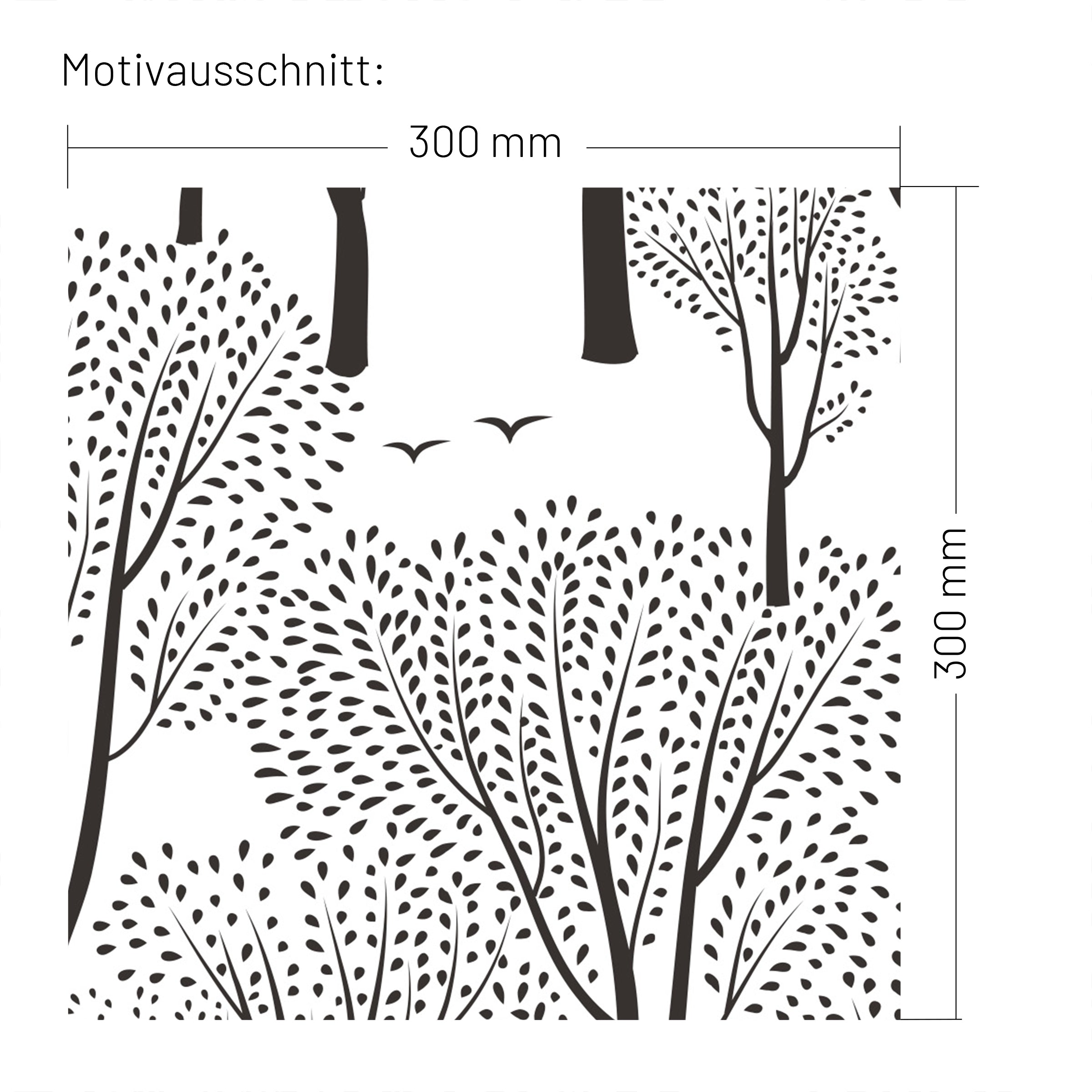 XXL Wand Dekorfolie "Wald"