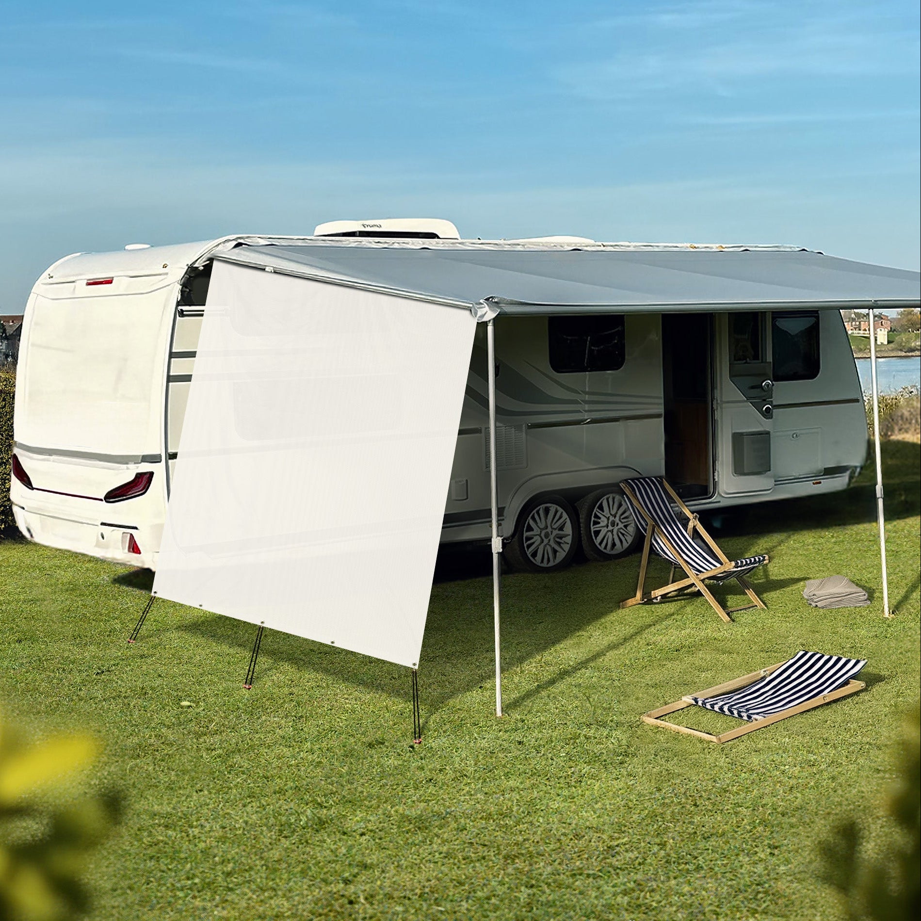 Seitenmarkise - Seitenteil 300cm Auszug LINKS