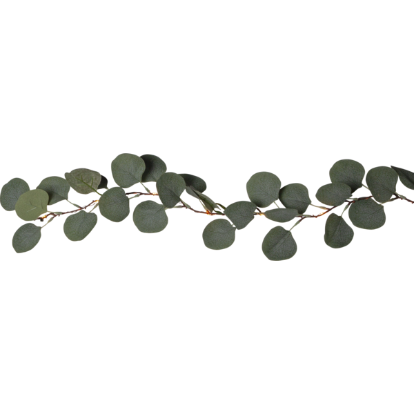 LED-Lichterkettengirlande Eucalyptus 180 cm Batteriebetrieben mit Timer