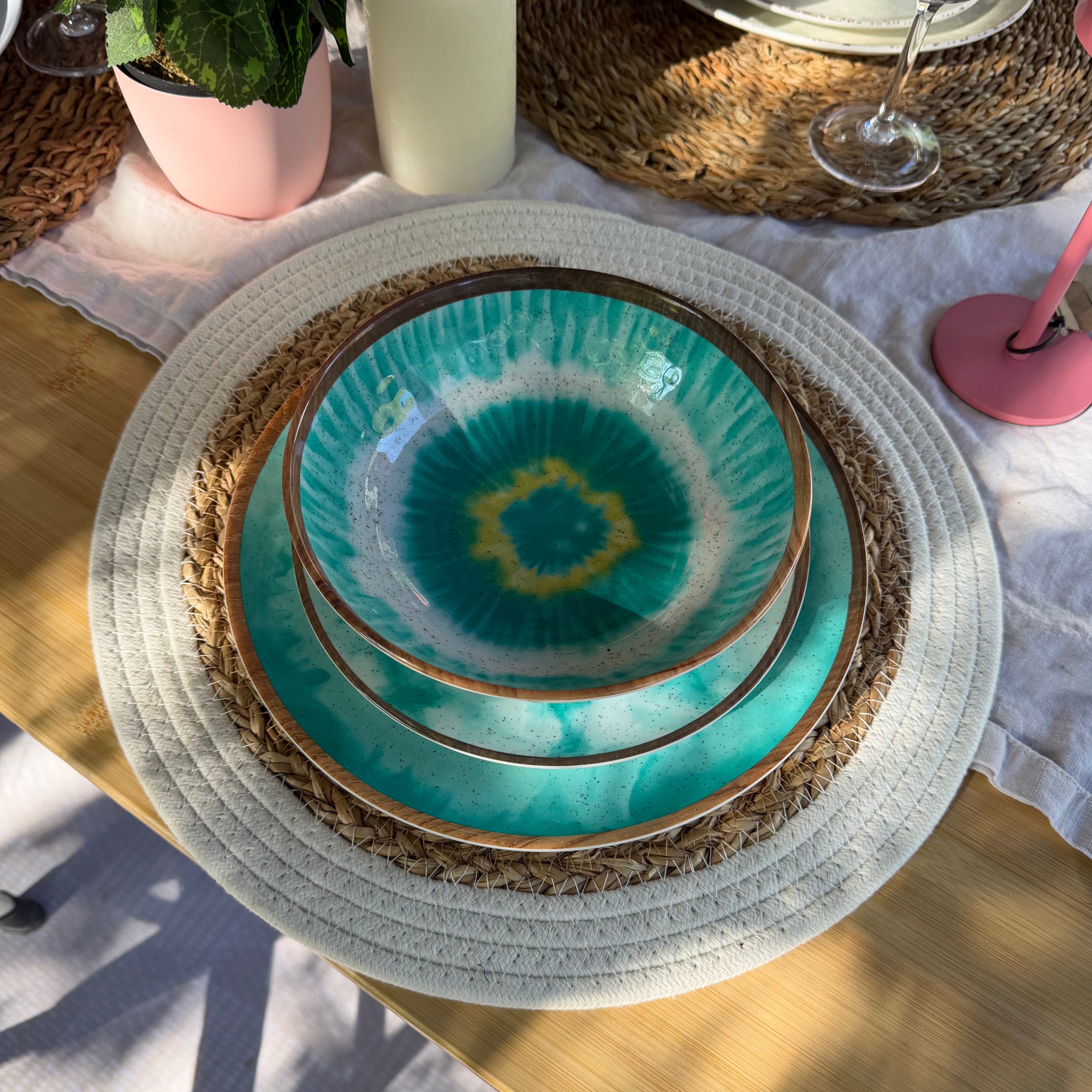 Juego de vajilla de camping BOHO DREAM 