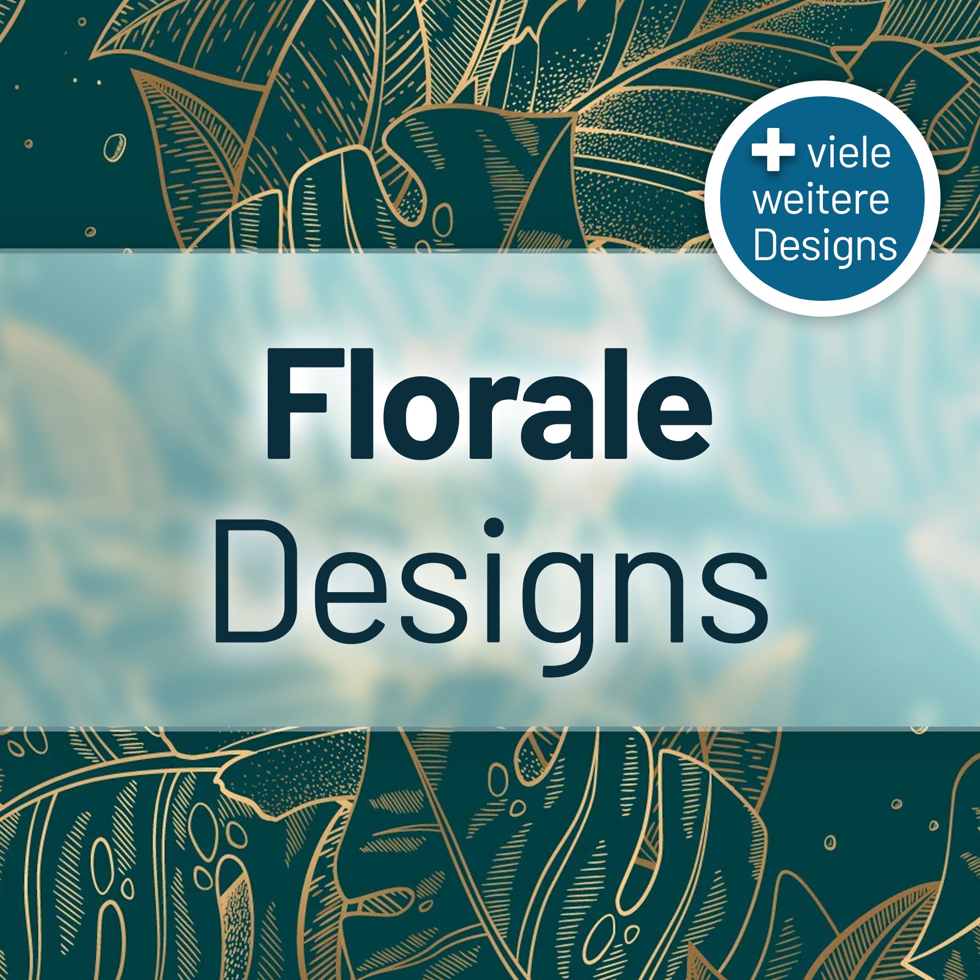 XXL Wand Dekorfolie Florale Designs