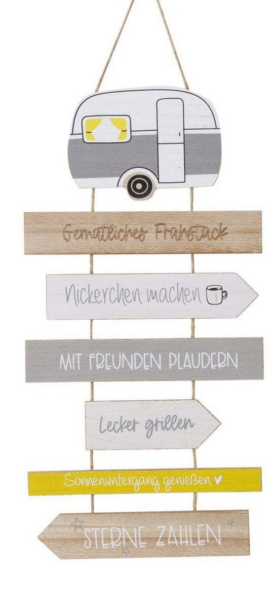 Schild Camper Regeln