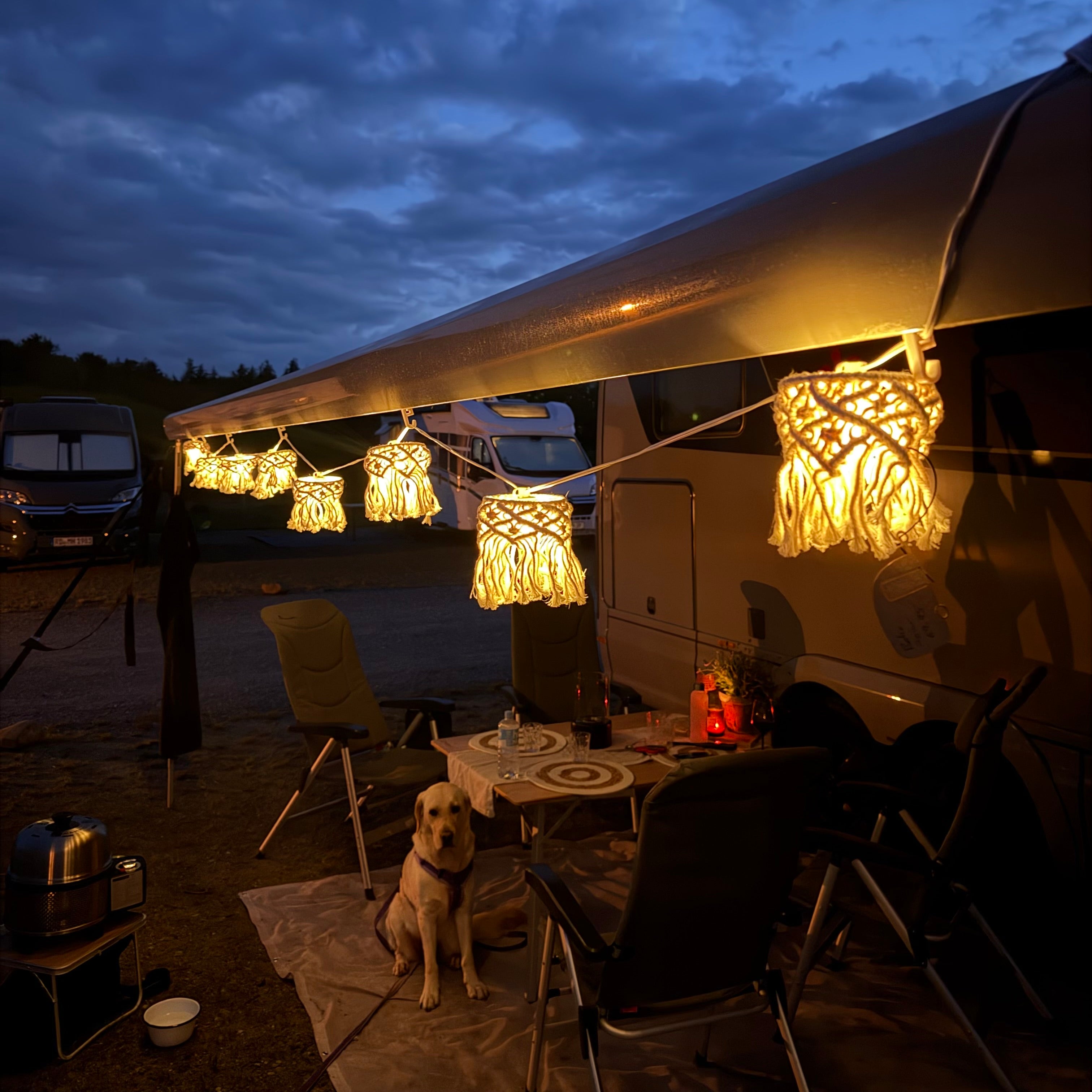 Boho Solar String Lights Makri