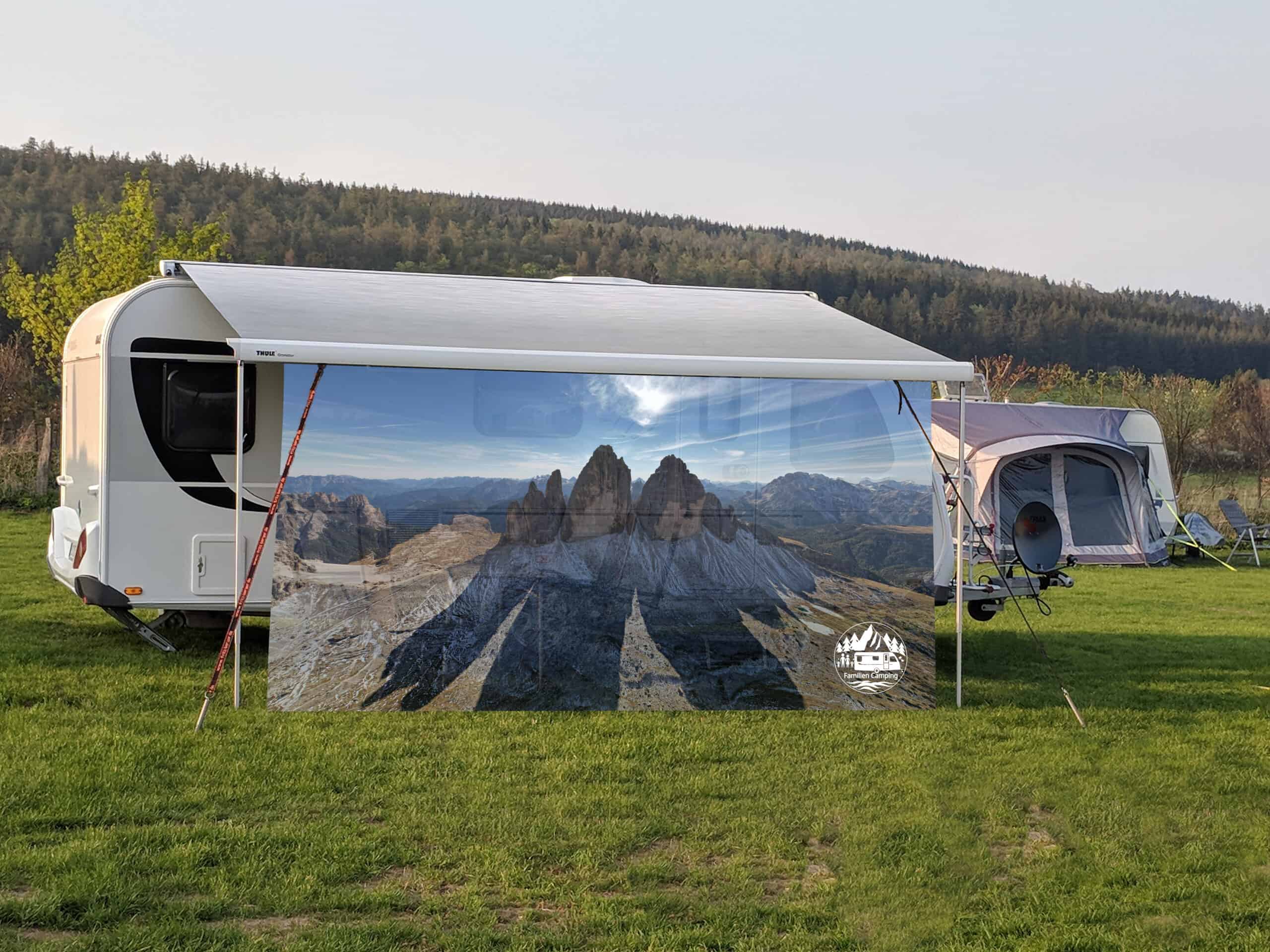 Markisen-Sichtschutz Familien Camping Edition