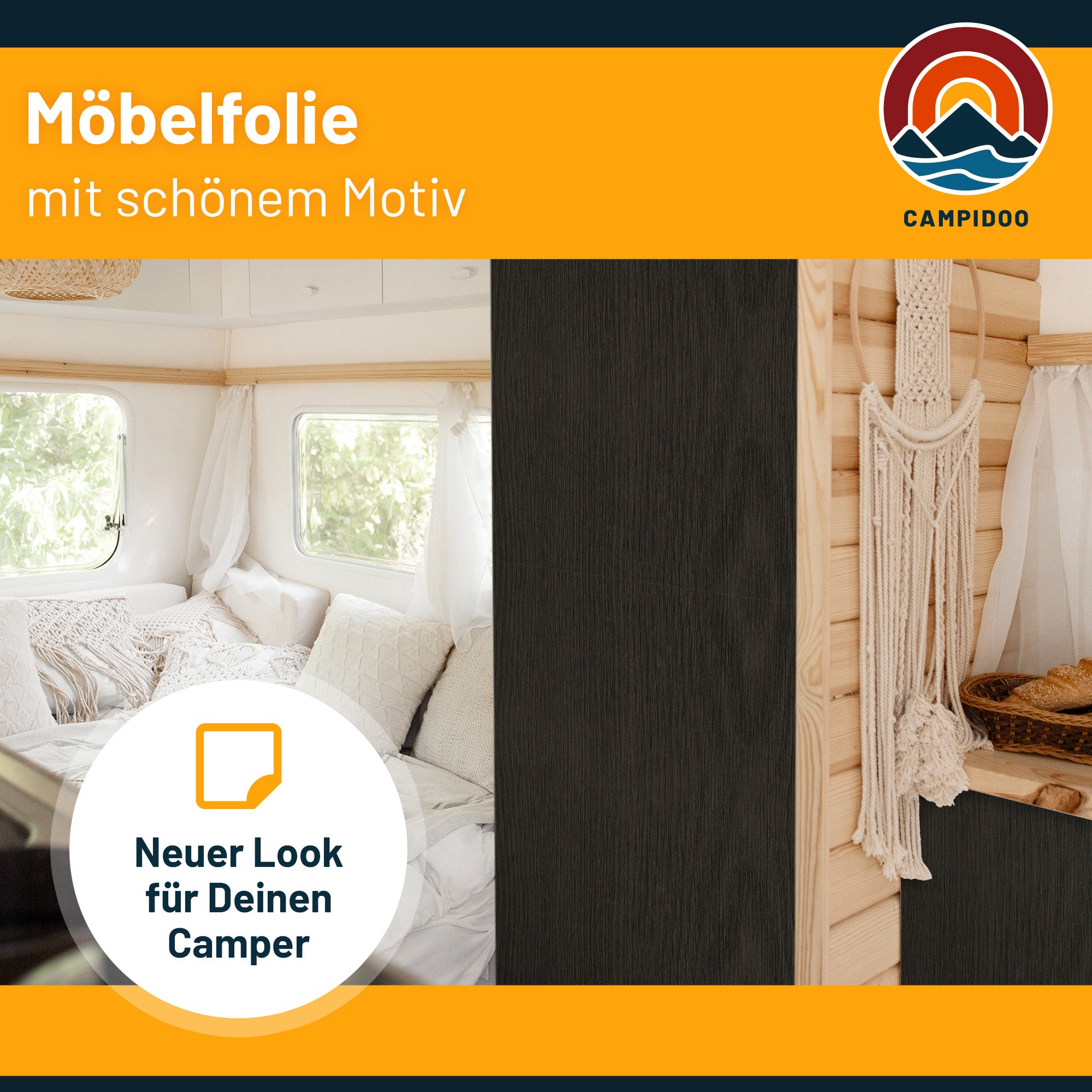 3D Holz-Dekor Möbelfolie Faded Grey