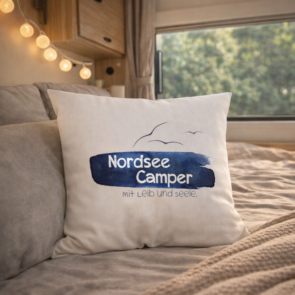 Camping cushion "North Sea Camper"