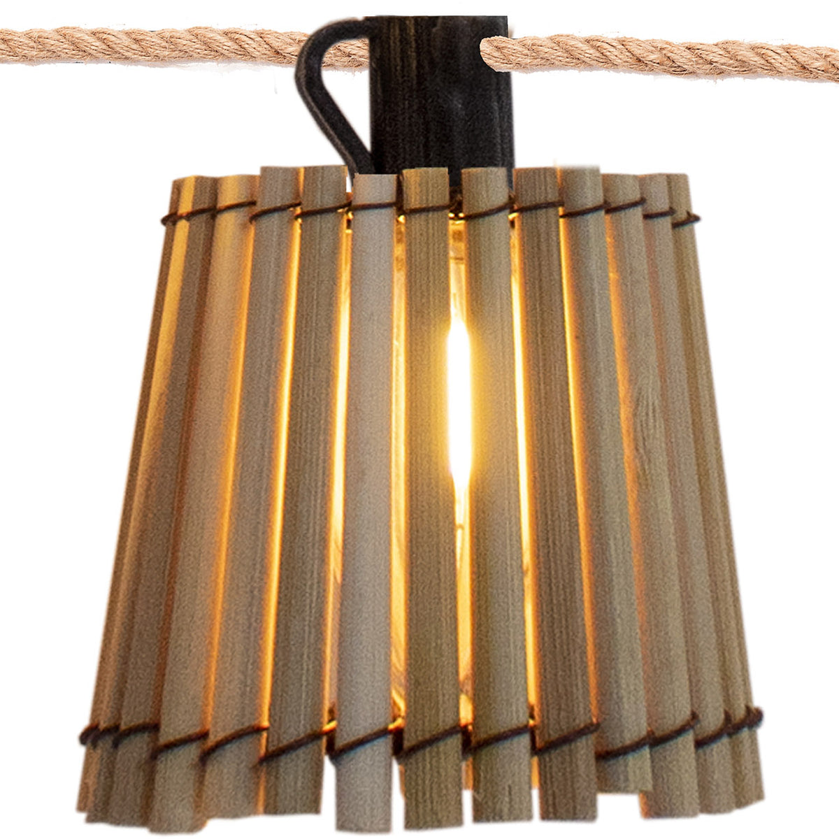 Solar Lichterkette Bambus Noriban 800cm
