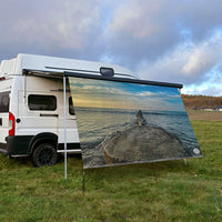 Textile sun sail BRANDUNG 200cm high
