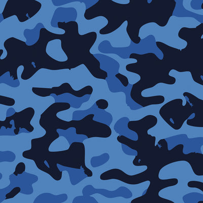 Sonnensegel CAMOUFLAGE Blau