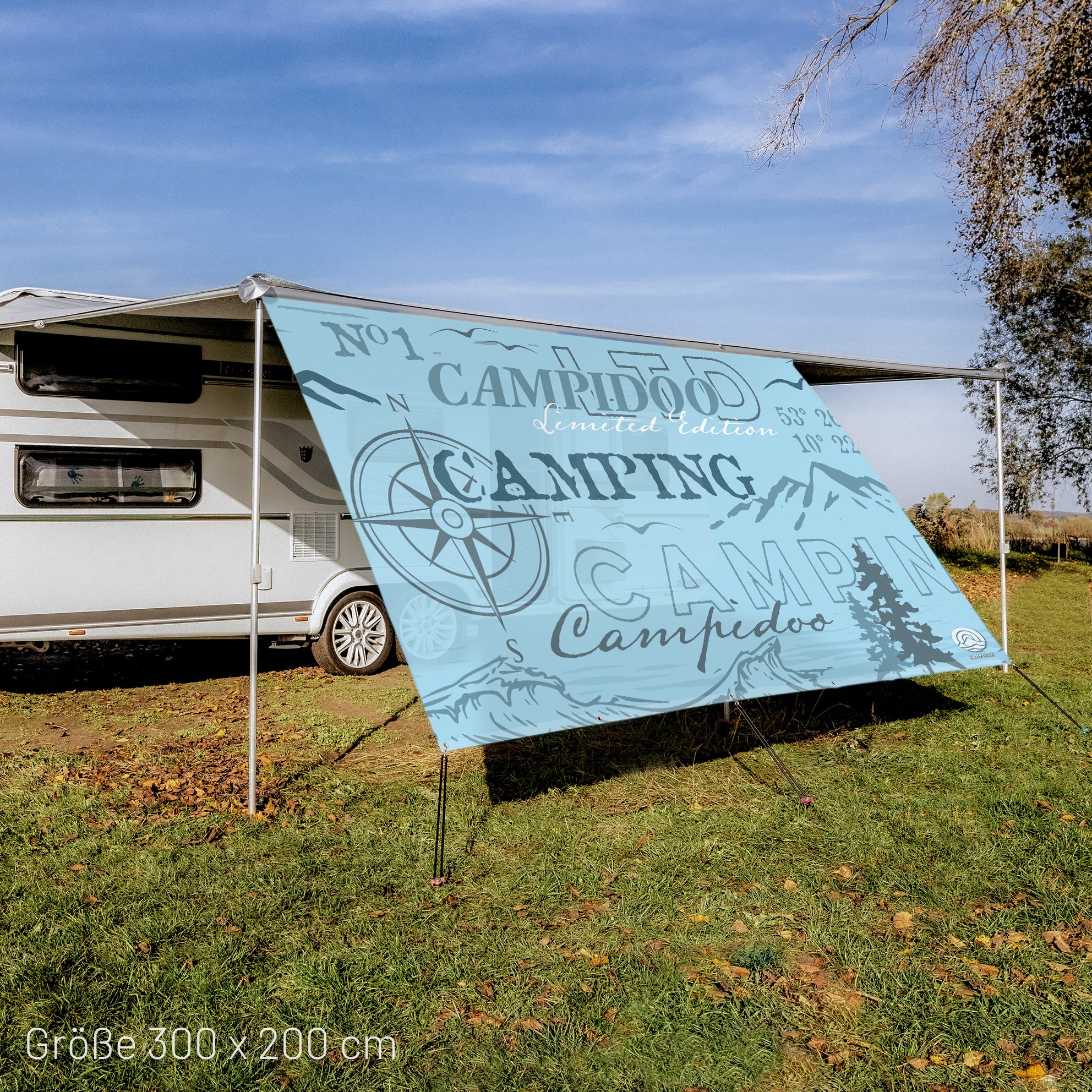 Sonnensegel CAMPIDOO SELECTED Blau