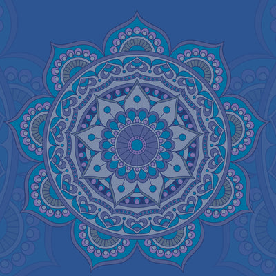 Sonnensegel MANDALA Blau