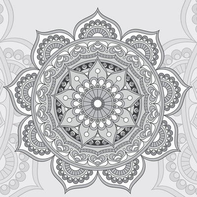Sonnensegel MANDALA Grau