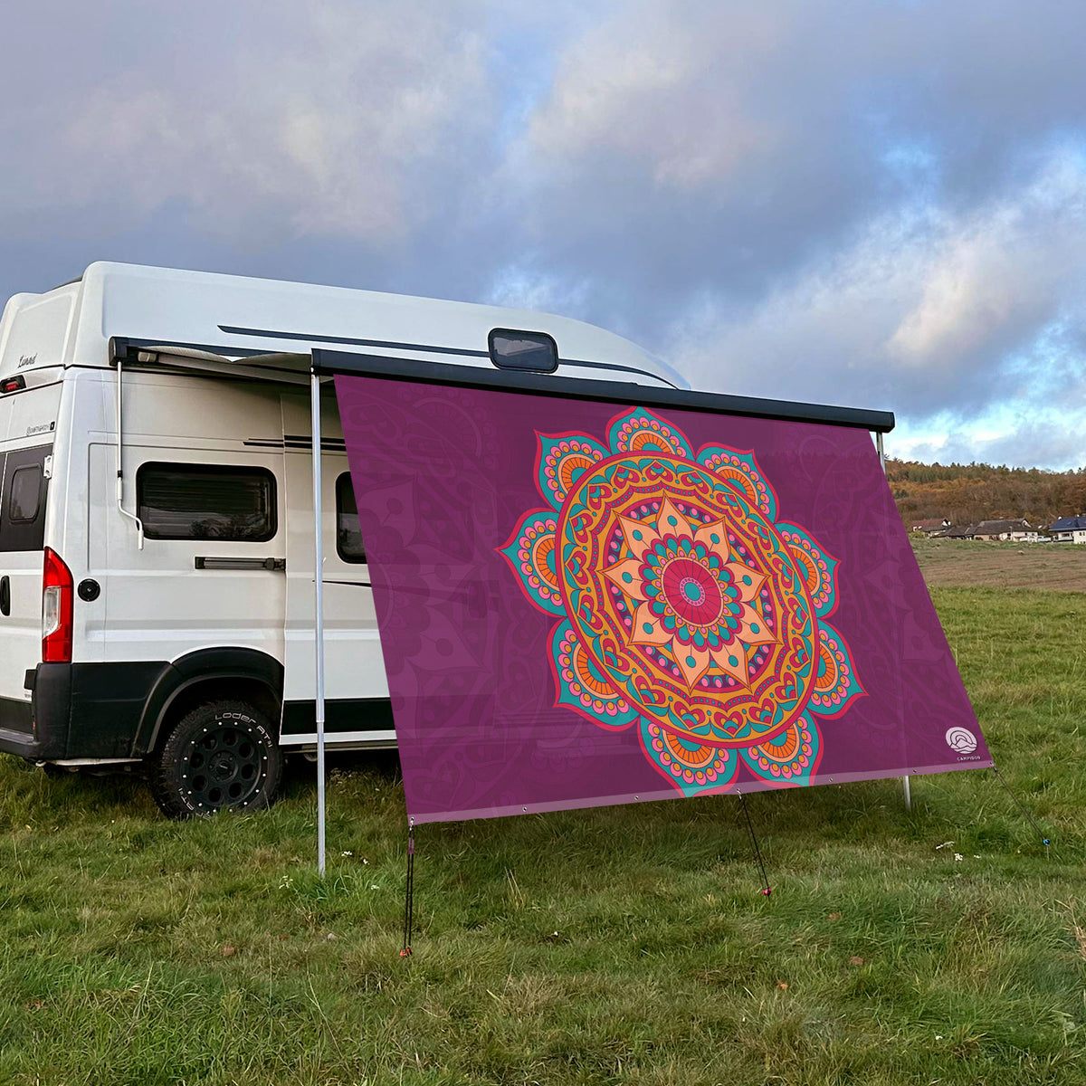 multianker sonnensegel Sonnensegel MANDALA Purple
