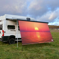 Textile sun sail SUNRISE 200cm high