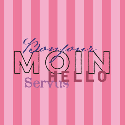 Sonnensegel STRIPE MOIN Rosa