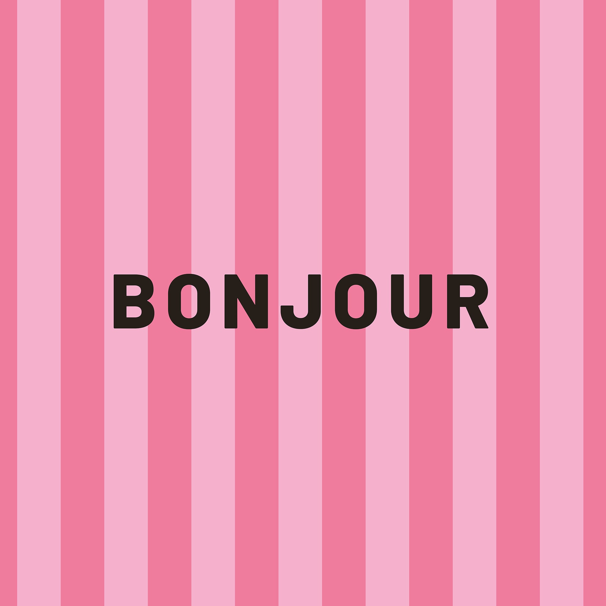 Sonnensegel STRIPE DEIN TEXT Rosa