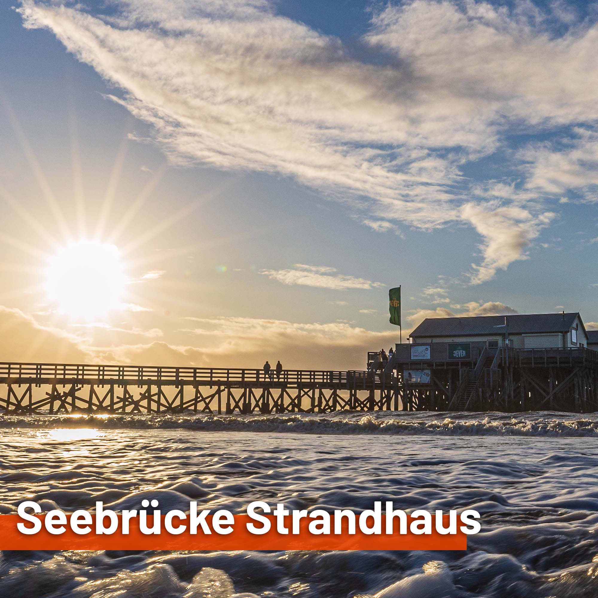 Restposten - Sonnensegel SEEBRÜCKE STRANDHAUS