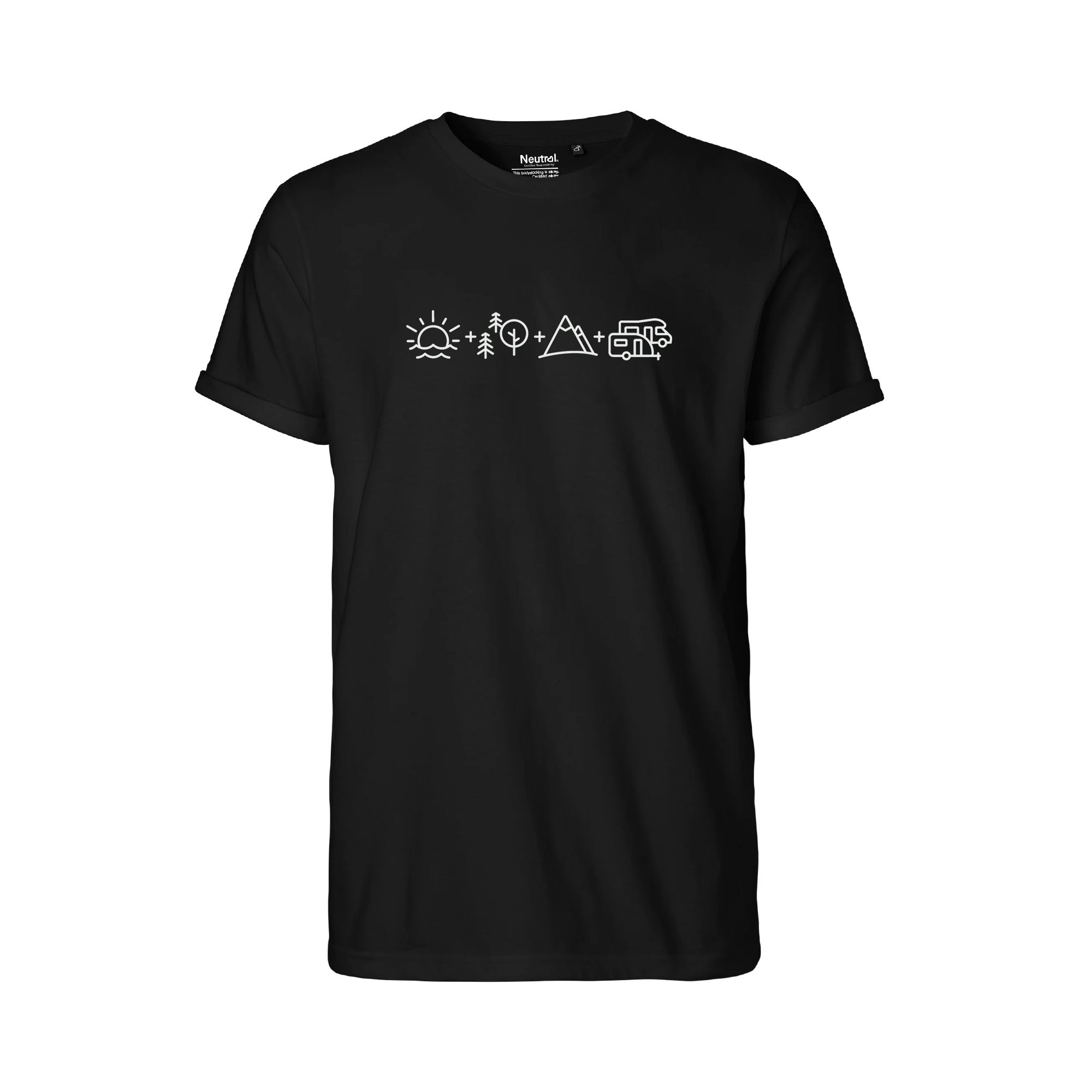 Camper T-Shirt "Simple-Camp-Icons"