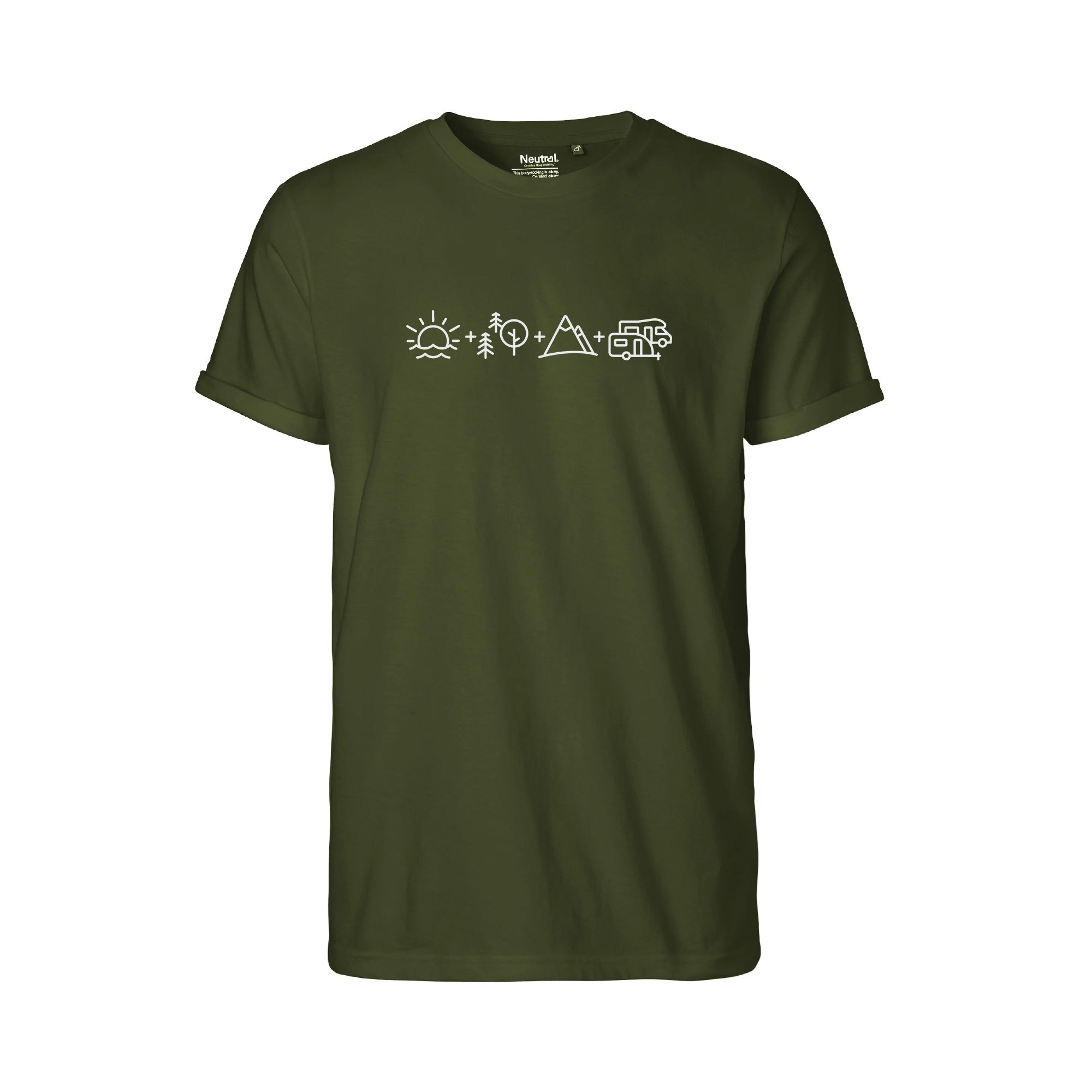 Camper T-Shirt "Simple-Camp-Icons"