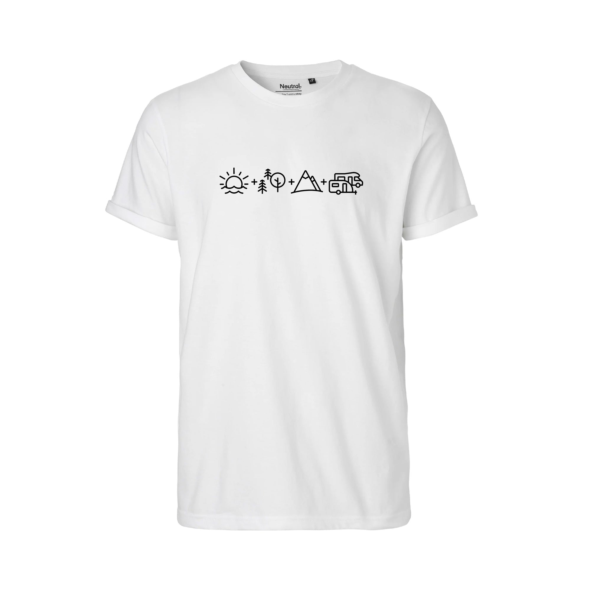 Camper T-Shirt "Simple-Camp-Icons"