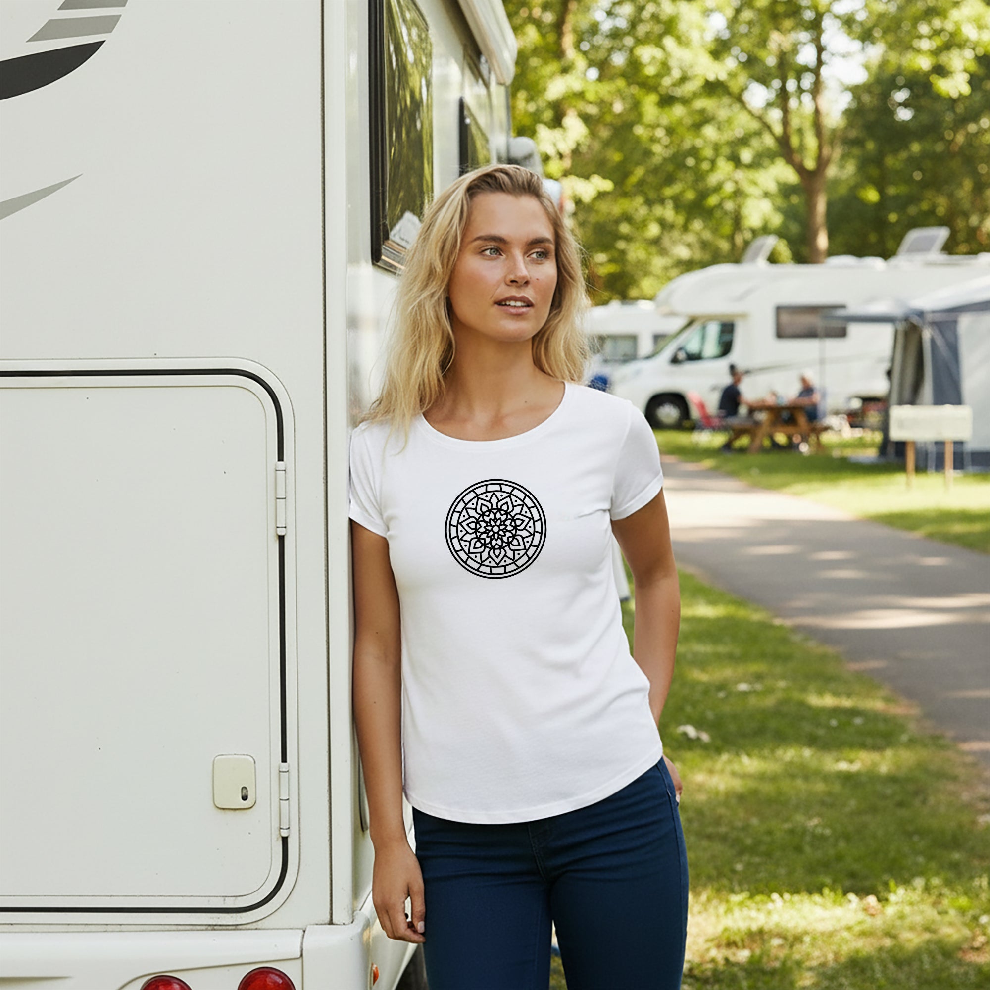 CamperInnen T-Shirt "Mandala"