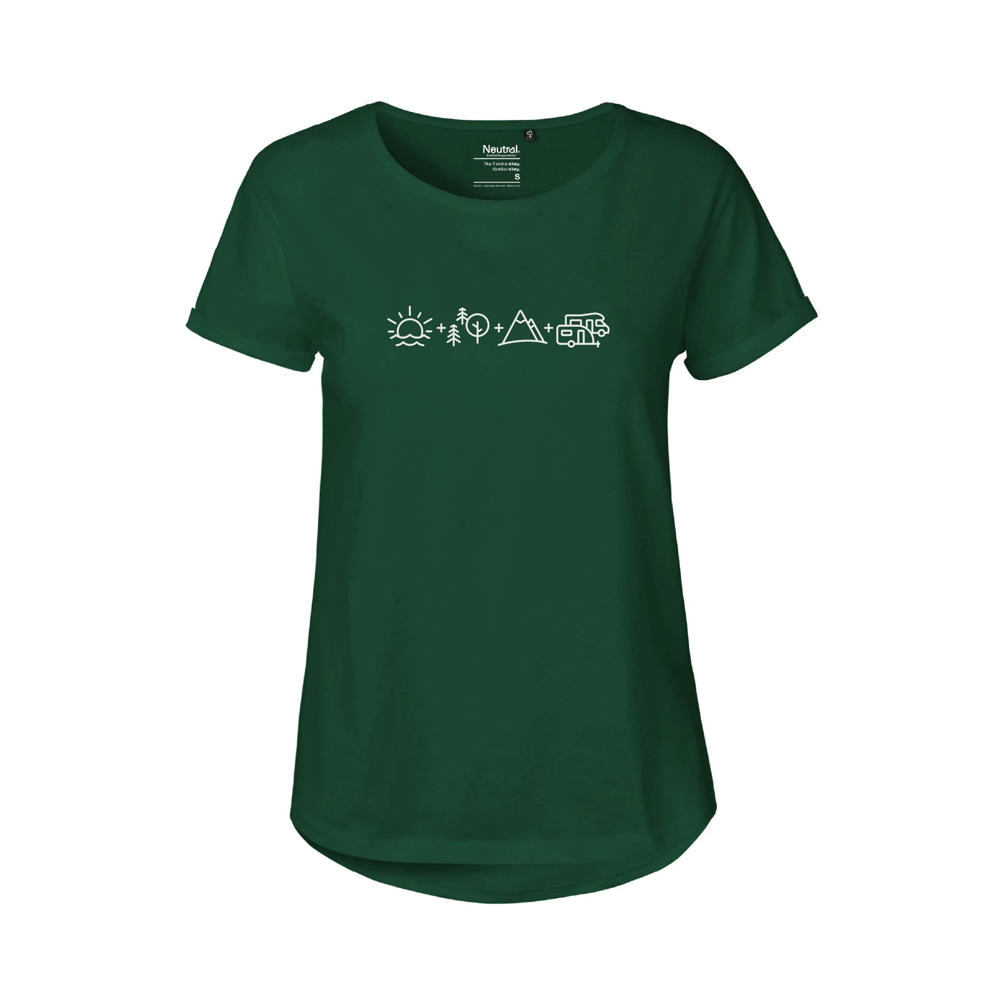 CamperInnen T-Shirt "Simple-Camp-Icons"