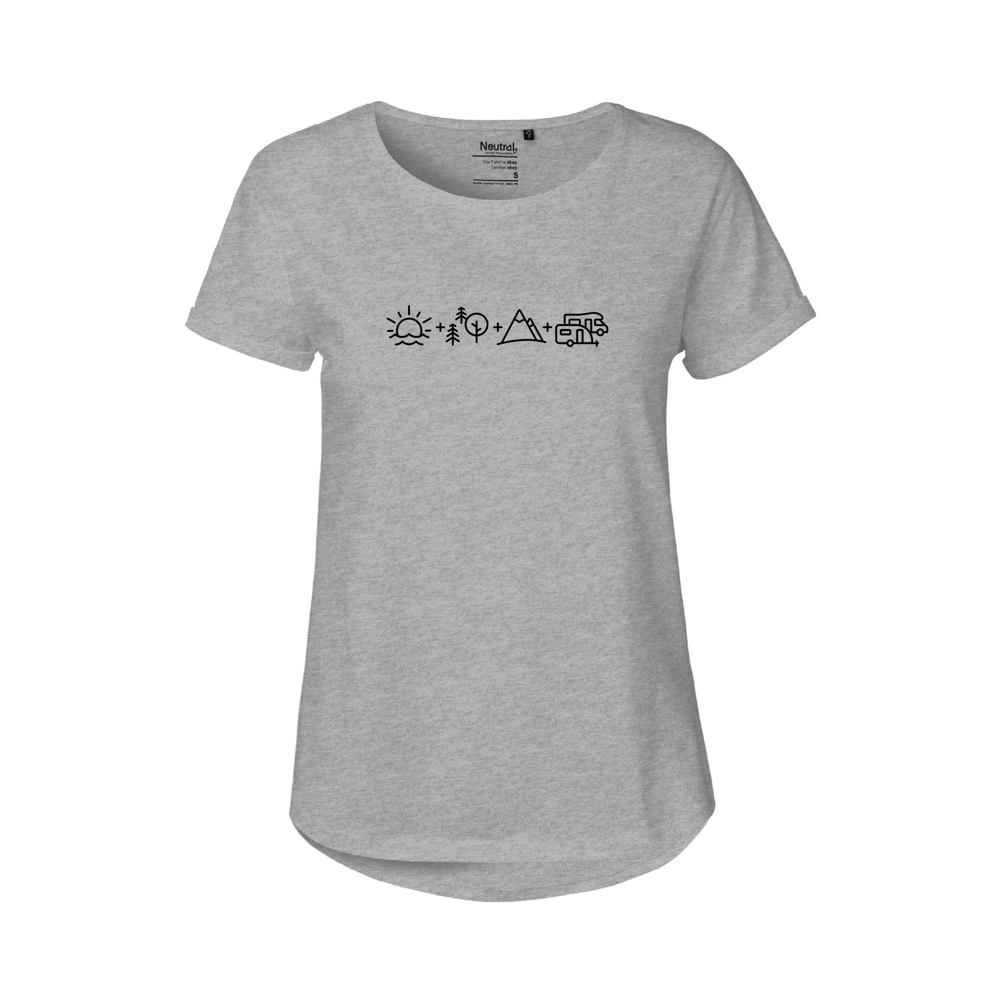 CamperInnen T-Shirt "Simple-Camp-Icons"