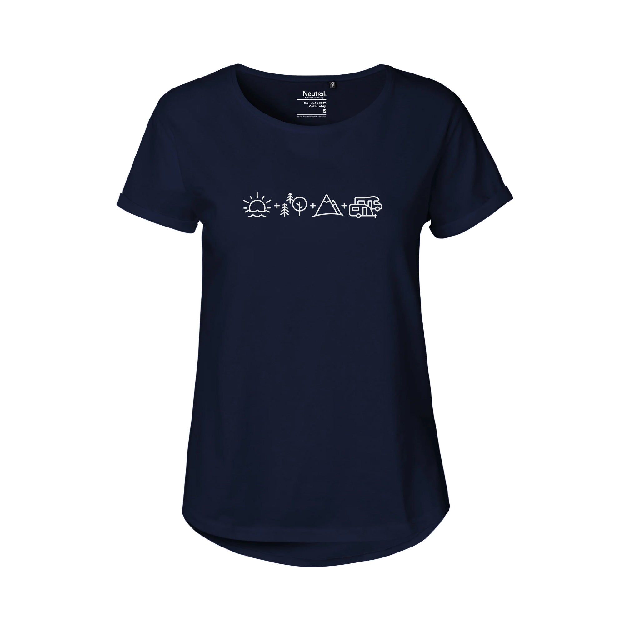 CamperInnen T-Shirt "Simple-Camp-Icons"