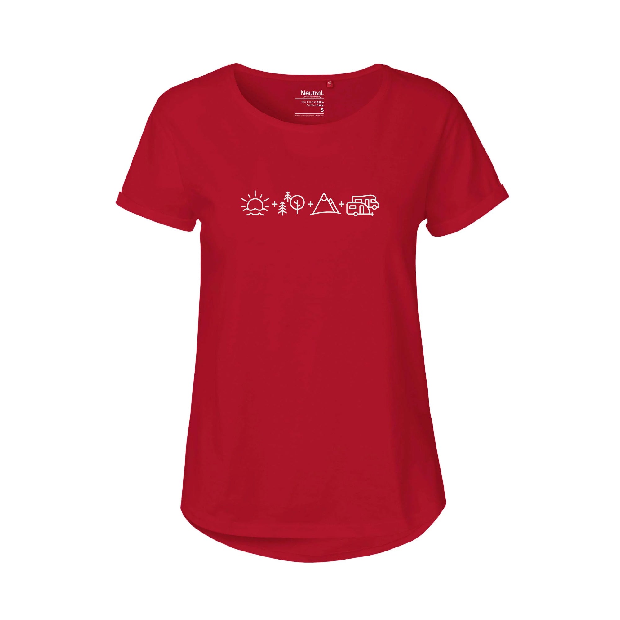 CamperInnen T-Shirt "Simple-Camp-Icons"