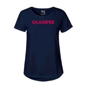 Girls' T-Shirt Roll Up Sleeves "Glamper"