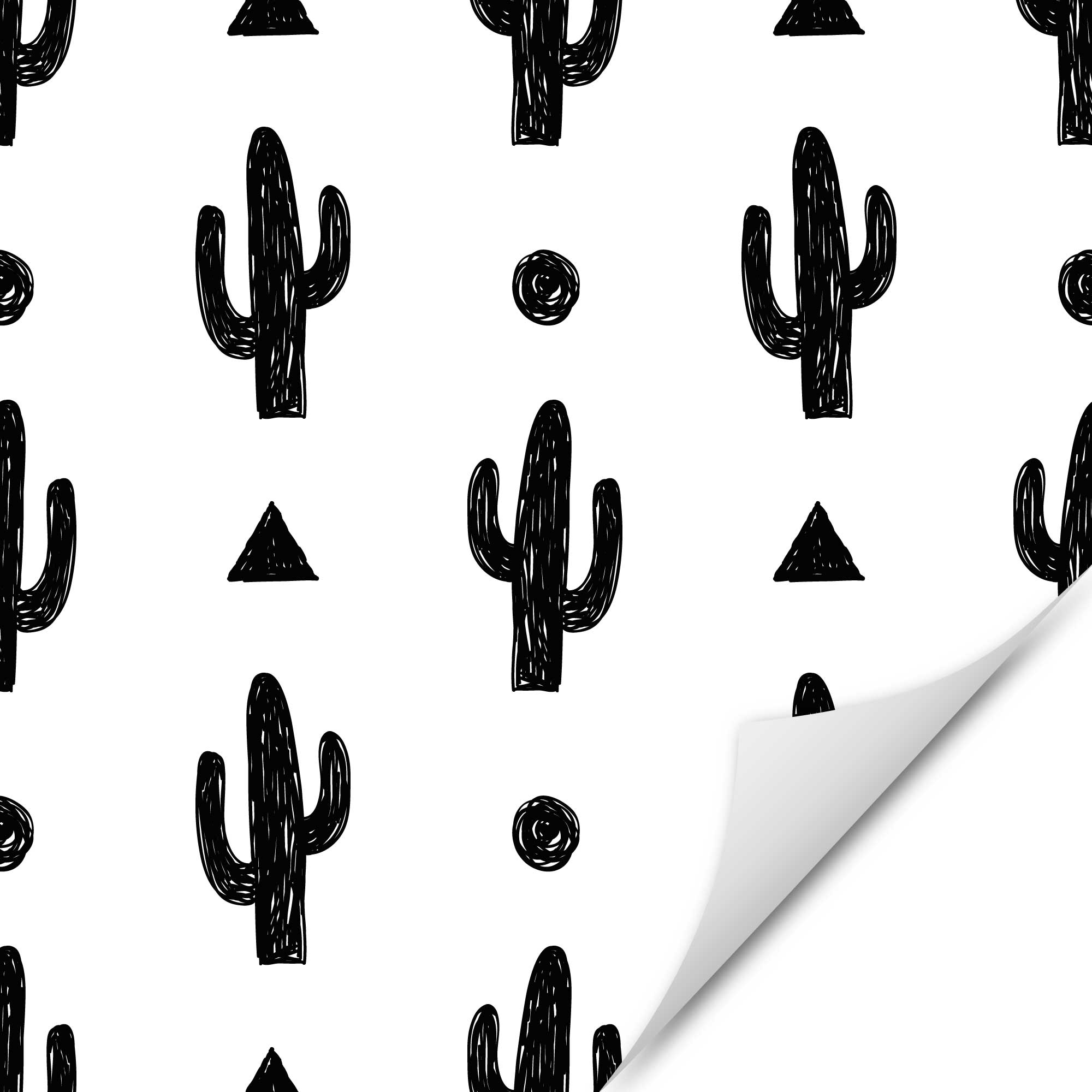 Furniture foil cactus