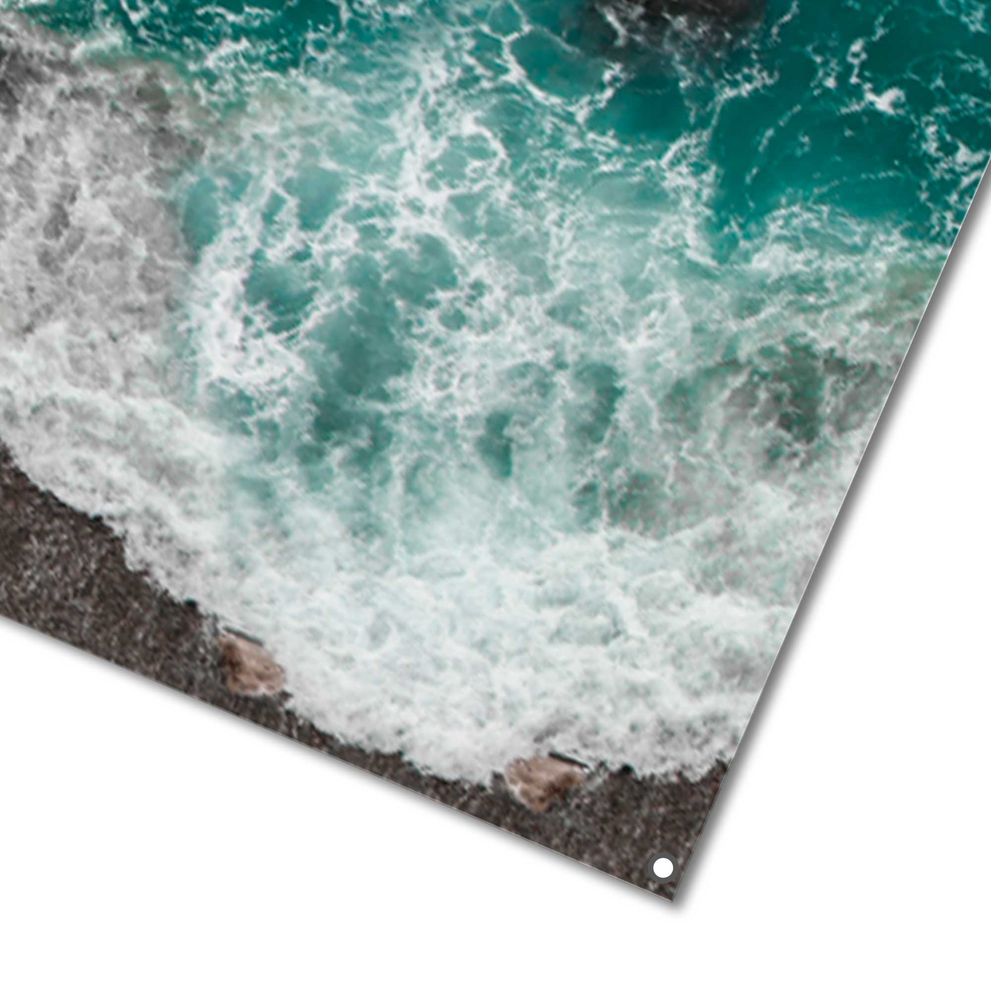 Zweiteiliger PVC Vorzeltteppich mit abnehmbarer Windschürze - "Ocean"