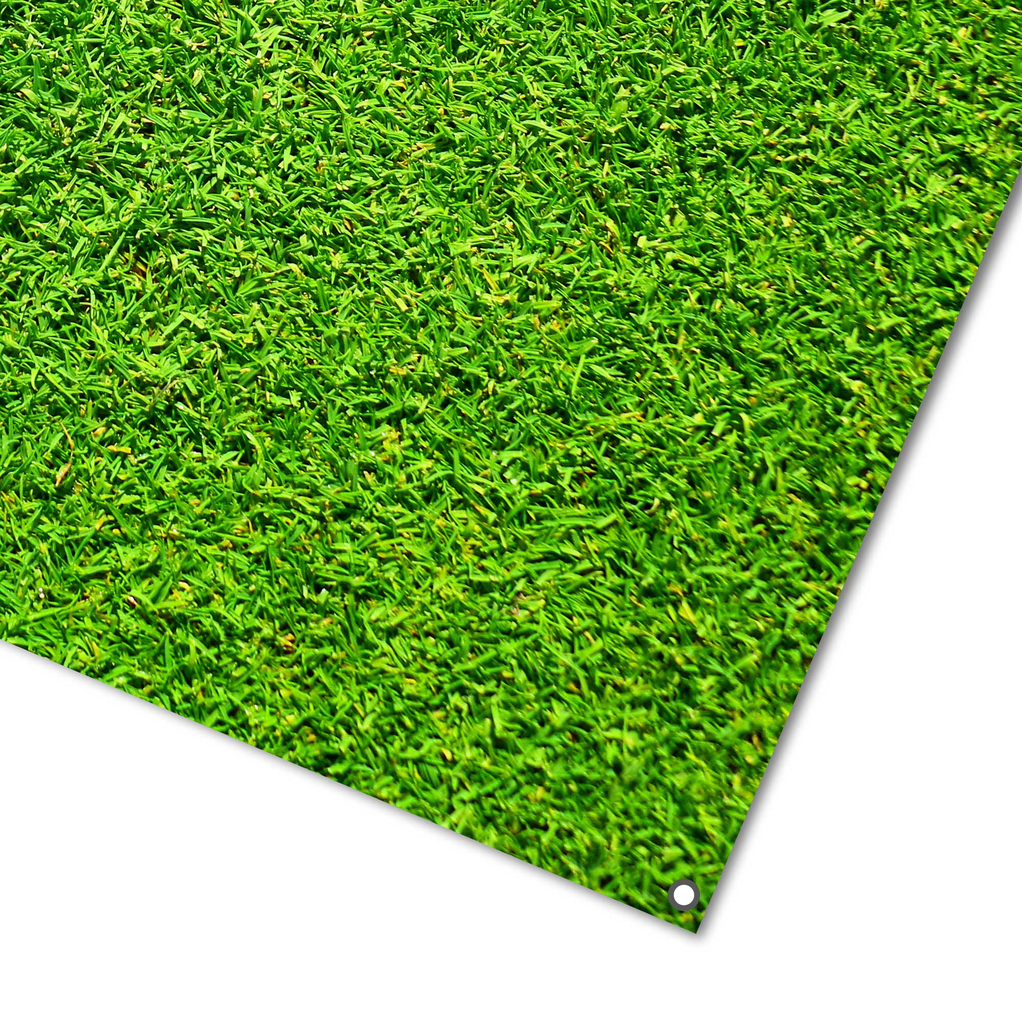 Zweiteiliger PVC Vorzeltteppich mit abnehmbarer Windschürze - "Rasen"