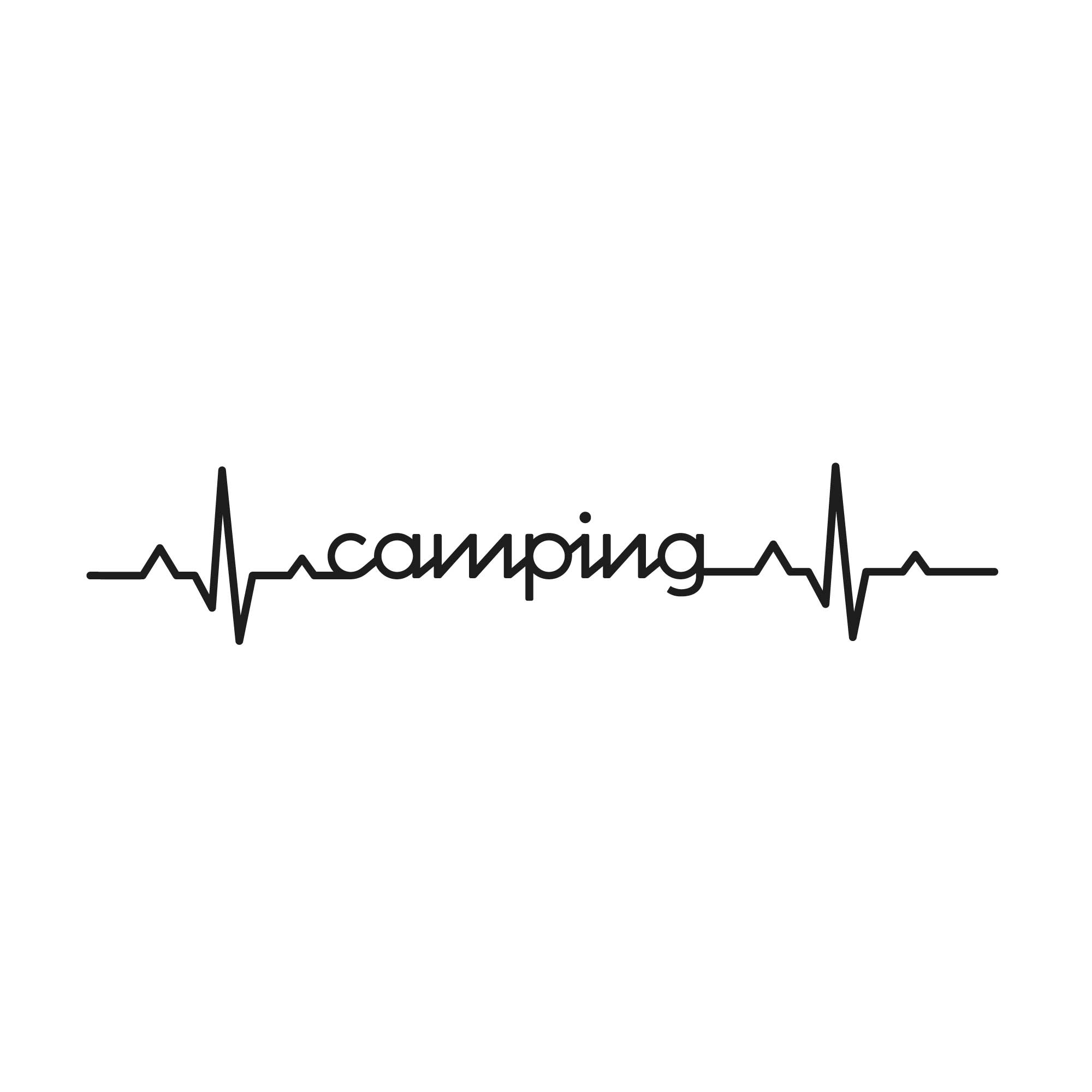 Aufkleber "Camping"
