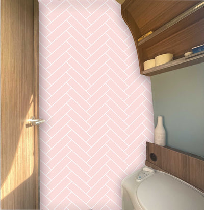 XXL wall decorative film "Metro tiles Petrol"