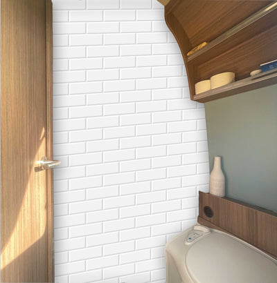 XXL wall decorative film "Metro tiles Petrol"