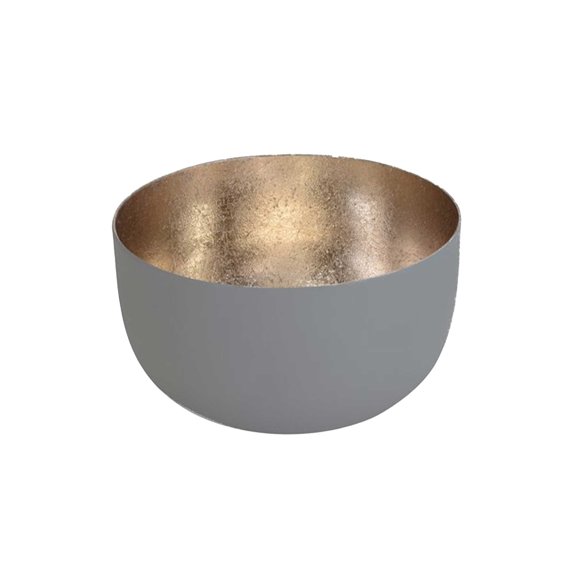 Lantern small - grey/gold
