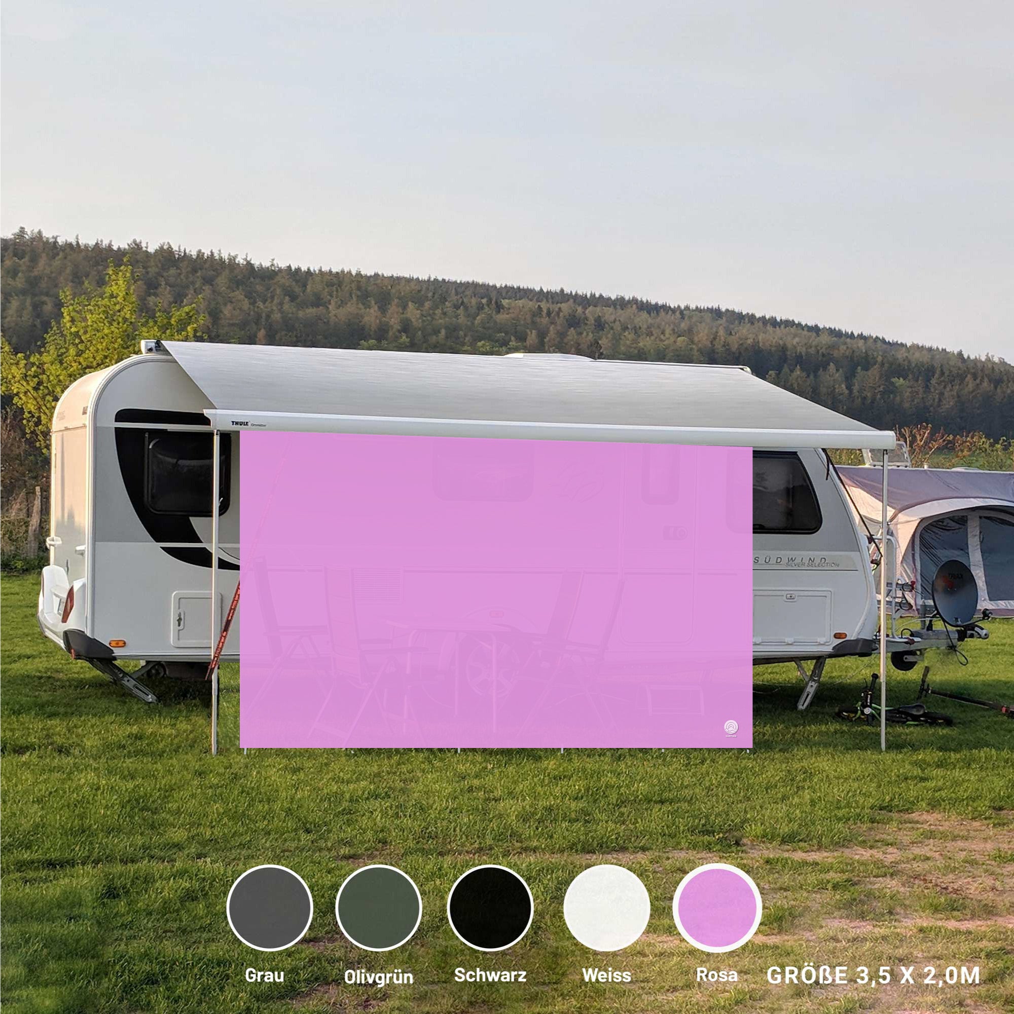 Camping sun protection - SINGLE COLOR